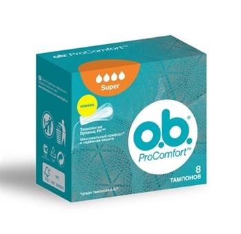 Тампони гігієнічні o.b. ProComfort Super №8