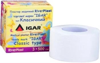 Пластир медичний River Plast класичний 3х500 (Рівер Пласт)