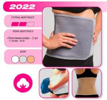 Бандаж післяопераційний та післяпологовий еластичний "Євро" р.4 Алком арт.2022