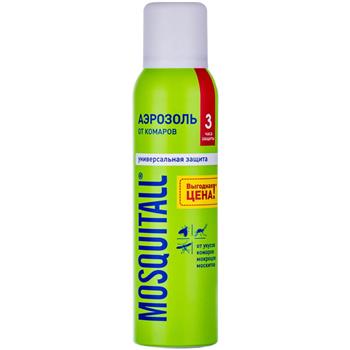 Аерозоль Mosquitall Універсальний захист від комарів, мокреців, москітів, 150мл