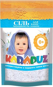 Сіль для ванн Карапуз протизапальний збір з ромашкою, 500г