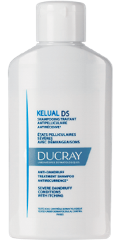 Шампунь Ducray Kelual DS проти стійкої лупи та себорейного дерматиту, 100мл