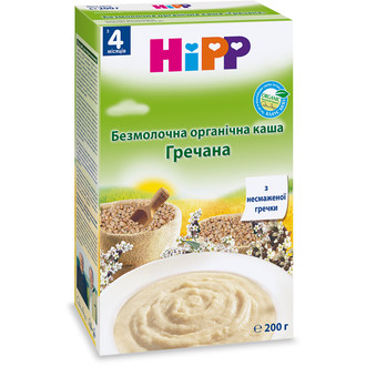 Каша безмолочна Hipp / Хіпп Гречана (4+), 200г