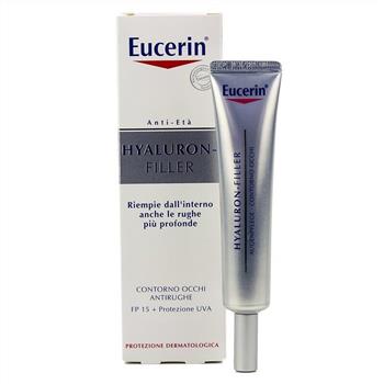 Крем для шкіри навколо очей Eucerin Hyaluron-Filler + 3x Effect SPF15 проти зморшок (63536), 15мл