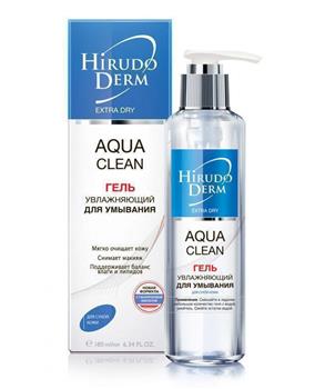 Гель для вмивання Hirudo Derm Aqua clean зволожуючий, 180мл