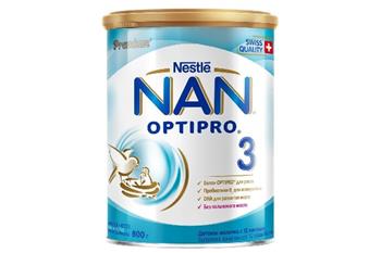 Суміш суха молочна NAN 3 OptiPro для дітей (12+), 800г