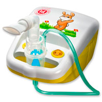 Інгалятор компресорний Little Doctor LD-212С (жовтий з аплікацією) / Літл Доктор