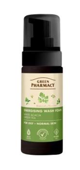 Пінка для вмивання Green Pharmacy Енергетична для жирної і нормальної шкіри, 150мл