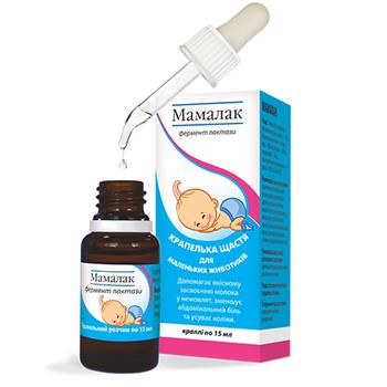 Мамалак краплі для дітей по 15мл фл.