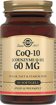 Коензим Q10 Solgar CoQ-10 60мг, капс. №30 (Солгар)