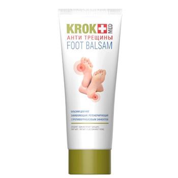 Бальзам для ніг Krok Med / Крок Мед Анти Тріщини загоюючий регенеруючий, 75мл
