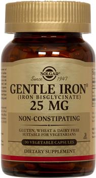 Залізо Solgar (Gentle Iron) 25мг, капс. №90 (Солгар)