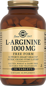 Аргінін Solgar (L-Arginine) 1000мг, табл. №90 (Солгар)
