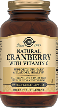 Журавлина з вітаміном С Solgar (Cranberry with Vitamin C) капс. №60 (Солгар)