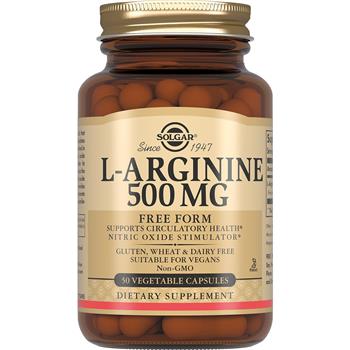 Аргінін Solgar (L-Arginine) 500мг, капс. №50 (Солгар)