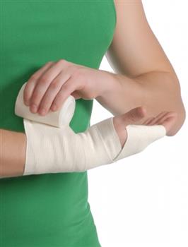 Бинт еластичний Medtextile, серед. розтяж. 4м х8см (Медтекстиль)