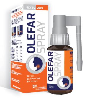 Олефар спрей для горла по 20мл фл.