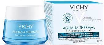 Крем-гель для обличчя Vichy Аквалія Термаль для нормальної та комбінованої шкіри, 50мл / Віши