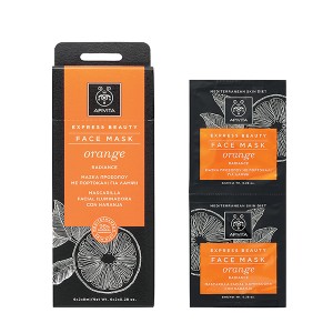 Маска для обличчя Apivita Orange з апельсином, Сяяння, саше 2 х 8мл (Апівіта)