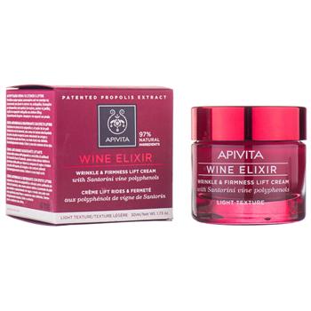 Крем-ліфтинг для обличчя Apivita Beevine Elixir денний легкої текстури від зморшок для підвищення пружності, 50мл / Апівіта