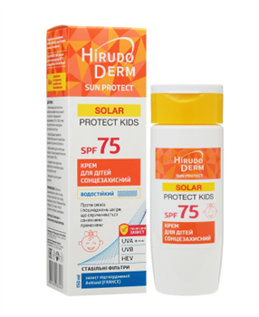Крем для дітей Hirudo Derm сонцезахисний SPF75 водостійкий 150мл