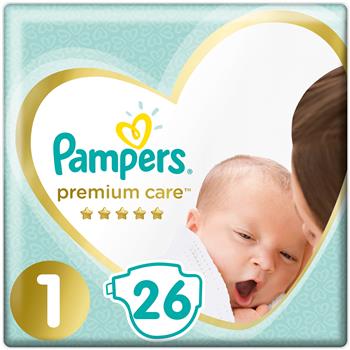 Підгузки Pampers Premium Care (1) (2-5кг) №26 (Памперси)