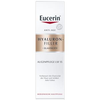 Крем для шкіри навколо очей Eucerin Hyaluron-Filler + Elasticity SPF20 антивіковий (83531), 15мл