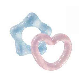 Кільце зубне охолоджуюче Baby-Nova Серце і зірка (арт.31508) (Бебі-Нова)