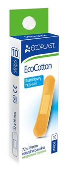Пластир тканий 72х19мм №10 (арт.532016) Ecoplast / Екопласт
