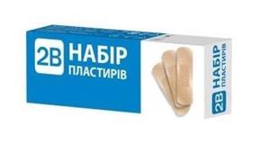Пластир "2В" економічний, поліетиленова основа (тілесний) 60х100мм №1