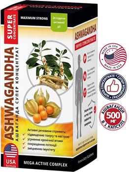 Ашваганда супер концентрат, капс. №60