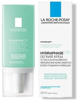 Крем La Roche-Posay Hydraphase HA Light, зволожувальний для нормальної та комбінованої шкіри, 50мл / Ля Рош-Позе Гідрафаз