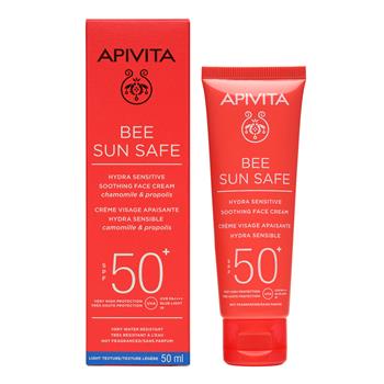 Гель-крем Apivita Bee Sun Safe сонцезахисний для обличчя SPF50, 50мл (Апівіта)