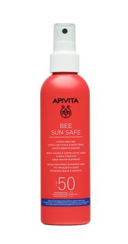 Спрей Apivita Bee Sun Safe SPF50 сонцезахисний для обличчя та тіла, 200мл / Апівіта