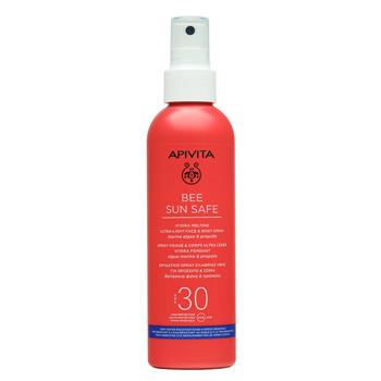 Спрей Apivita Bee Sun Safe сонцезахисний для обличчя та тіла SPF30, 200мл (Апівіта)