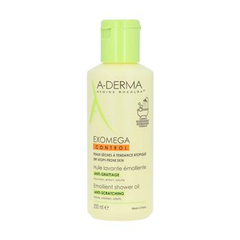 Олія-емолент A-Derma Exomega Control очищувальна для атопічної та сухої шкіри, 200мл
