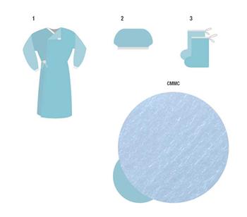 Комплект мед. одягу для відвідувача Medena №4, н/с