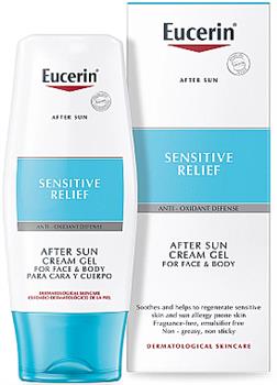 Гель-крем для обличчя та тіла Eucerin Sun Protection After Sun після засмаги сонцезахисний ультралегкий (83583), 200мл