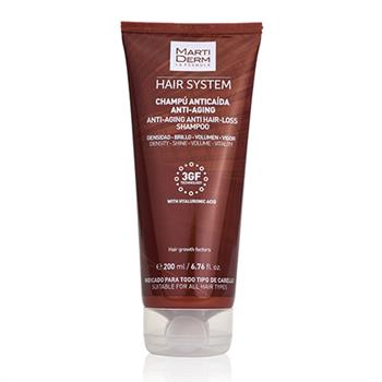 Шампунь від випадіння волосся MartiDerm Hair System, антивіковий, 200мл (МартіДерм)