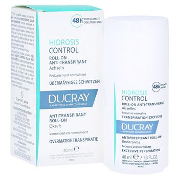 Дезодорант-антиперспірант кульковий Ducray Hidrosis Control проти надмірного потовиділення, 40мл