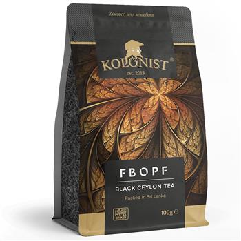Чай чорний Kolonist, стандарт FBOPF, 100г / Колоніст