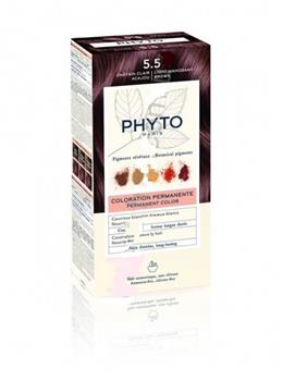 Крем-фарба Phyto Фітоколор тон № 5.5 світлий шатен акажу / Фіто