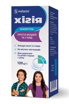 Хігія Шампунь проти вошей та гнид 120г