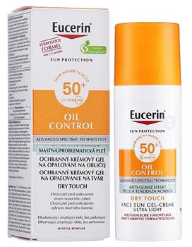Гель-крем сонцезахисний Eucerin SPF50+ Пігмент Контрол з тонуючим ефектом (світлий), 50мл (66872)