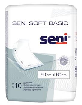 Пелюшка поглинаюча Seni софт бейсик 90х60см №10 / Сені