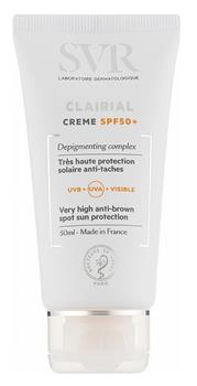 Крем SVR Clairial SPF50+ сонцезахисний проти пігментних плям 40мл / Кларіаль