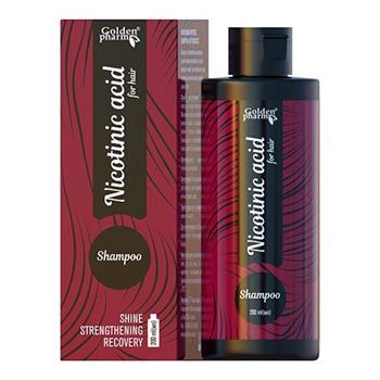 Шампунь Нікотинова кислота Golden Pharm, 200мл