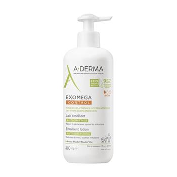 Молочко-емоліент A-Derma Exomega Control, для сухої шкіри, схильної до атопії, 200мл / А-Дерма Екзомега