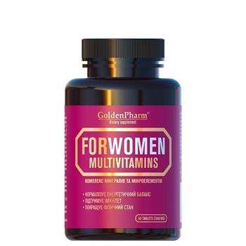 Мультивітаміни для жінок Golden Farm, табл. №60