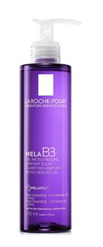 Гель-мікропілінг для вмивання La Roche-Posay Mela B3 очищуючий для вирівнювання тону та надання сяяння шкірі, 200мл / Ля Рош Позе